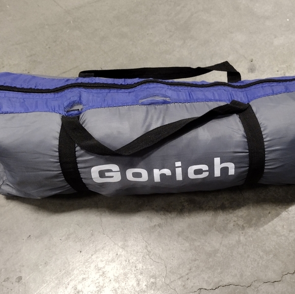 Gorich 3-4 Person Tent for Beach Camping BBQ Fishing Music Festivals Blue & Gray - Picture 2 of 9